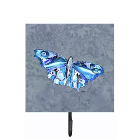 Jensendistributionservices Butterfly on Gray Leash Or Key Holder MI2100873